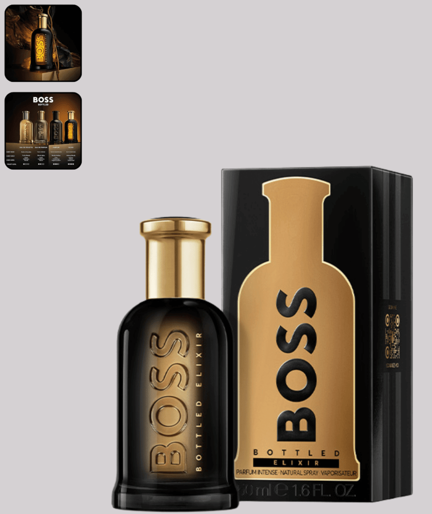 Boss Bottled Elixir A Symphony of Cedarwood and Amber